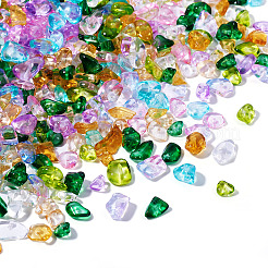 135 г двухцветных прозрачных стеклянных бусин&nbsp;GLAA-TA0002-71