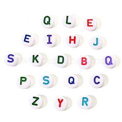 Непрозрачные белые акриловые бусины&nbsp;SACR-YW0001-23