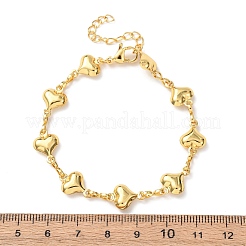 Браслеты из латунной цепочки для женщин&nbsp;BJEW-C140-05G