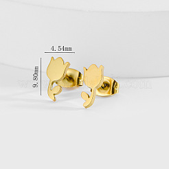 Ohrstecker aus 304 Edelstahl für Damen&nbsp;WG63727-01