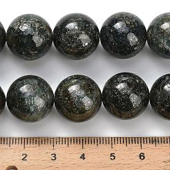 Brins de perles de cyanite verte naturelle&nbsp;G-H335-B02-16mm-AB