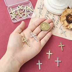 20 stücke 10 stile legierung strass anhänger&nbsp;ALRI-YW0001-38