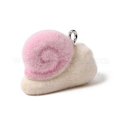 Флокированные подвески из непрозрачной смолы&nbsp;RESI-G123-01U