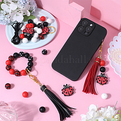 Kit fai da te per realizzare un portachiavi a forma di coccinella&nbsp;DIY-SC0022-38