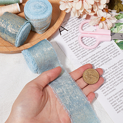 Односторонняя полиэфирная потертая лента горячего тиснения длиной 4.5 м.&nbsp;OCOR-WH20003-08C