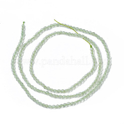 Nuevas cuentas de jade naturales hebras&nbsp;G-F596-02-3mm