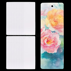 50 tarjeta rectangular de papel en blanco&nbsp;DIY-WH0591-322A