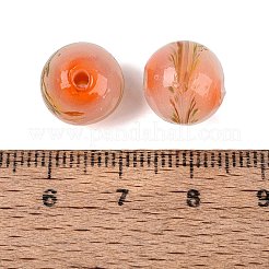 Perles vernissées manuelles&nbsp;LAMP-T023-02B-02