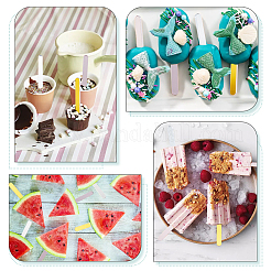 Ahademaker 60 шт. 3 цвета многоразовые акриловые зеркальные палочки для выпечки&nbsp;DIY-GA0004-06