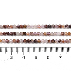 Fili di perline di quarzo lodolite viola naturale fantasma&nbsp;G-G189-D10-02