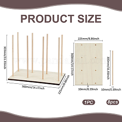 Bandhalter aus Holz&nbsp;DIY-WH0622-262