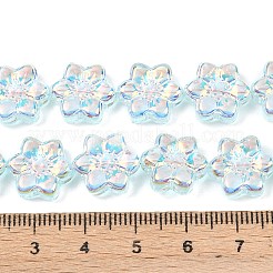 FilI di perline in vetro placcato&nbsp;EGLA-P069-02A-AB03