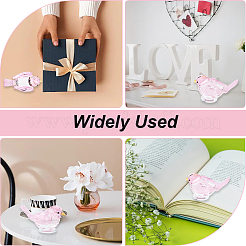 Стеклянная демонстрационная скульптура для птиц&nbsp;AJEW-WH20019-58A