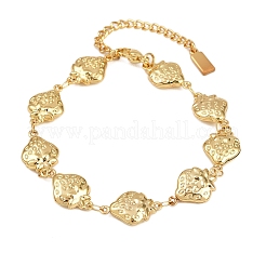 Браслеты-цепочки из нержавеющей стали 304 для женщин&nbsp;BJEW-D359-11G