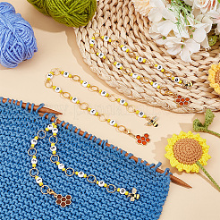 8 шт. акриловые бусины для вязания счетных рядов цепочек&nbsp;HJEW-SC00091