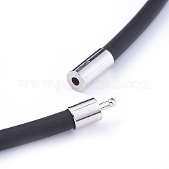 Резиновые ожерелье делая&nbsp;NJEW-H078-16