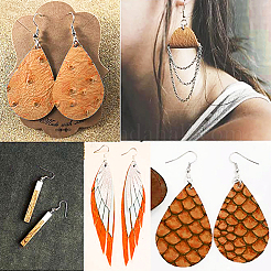 Ganci per orecchini in acciaio inossidabile 304&nbsp;STAS-CJ0013-01