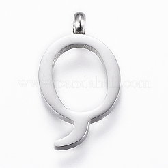 Pendentifs en acier inoxydable 304 résistant au ternissement&nbsp;STAS-F129-Q-P