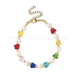 Armbänder aus Glas-Schmetterling&nbsp;BJEW-JB14175
