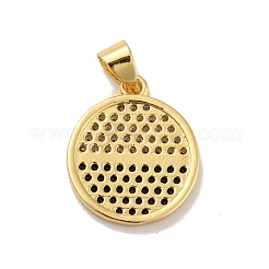 Латунные микро проложить кубического циркония подвески&nbsp;KK-B059-35G-C