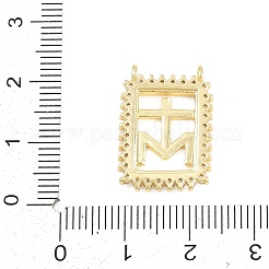 Pendentifs en laiton zircon cubique transparent&nbsp;KK-F938-32G-07