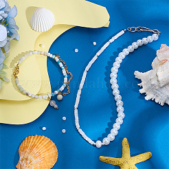 1 brin de perles en coquillage de troca naturel&nbsp;BSHE-PH0001-54
