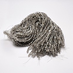 Imitare austriaco di cristallo di vetro bicone fili di perline&nbsp;LS-GLAA-F029-3x3mm-07