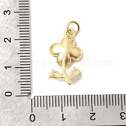 Ciondoli in ottone con pavé di zirconi chiari&nbsp;LS-KK-G554-05G-03