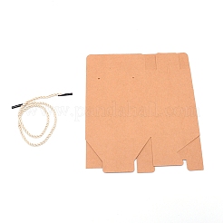 Складная творческая коробка крафт-бумаги&nbsp;LS-CON-WH0077-05