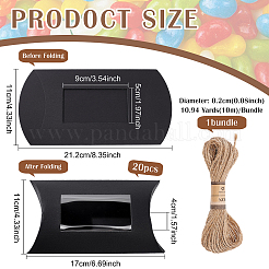 20 шт. бумажные коробки-подушки&nbsp;CON-BC0002-38B