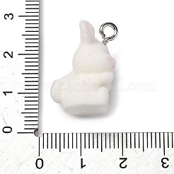 Flockige Harzanhänger&nbsp;FIND-S001-06G