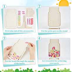 Tabella delle ricompense in legno fai da te per bambini&nbsp;DIY-WH0491-16A