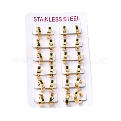 Серьги-кольца из нержавеющей стали 304&nbsp;EJEW-L302-02G-01