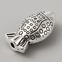 Сплавочные овальные бусины тибетского стиля &nbsp;FIND-TAC0020-12B