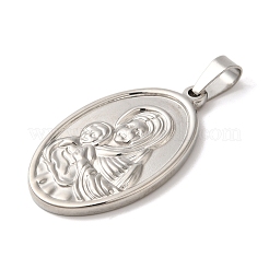Pendentifs en acier inoxydable 304 anti-ternissement&nbsp;LS-STAS-B073-01B-P