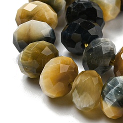 Природных тигровый глаз бисер нитей&nbsp;G-K351-B02-03