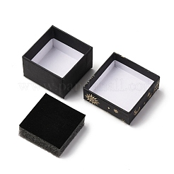 Boîtes cadeaux en carton imprimées soleil lune étoile&nbsp;CBOX-F006-01A