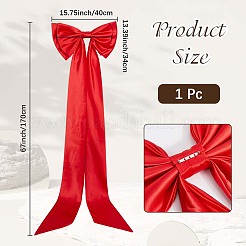 Съемный бант из полиэстера для одежды&nbsp;AJEW-WH20020-205C