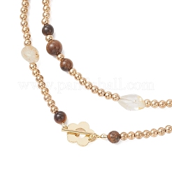 Круглые натуральные тигровые глаза и самородки&nbsp;NJEW-JN05907-01