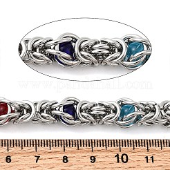 Cadenas bizantinas de acero inoxidable 304&nbsp;CHS-K024-06P-03