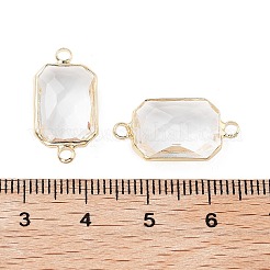 Стойка покрытие латунь паве стекло соединители подвески&nbsp;KK-M013-03G