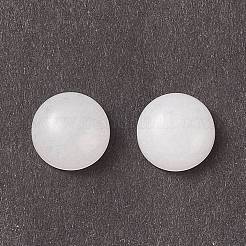Cabuchones de jade blanco natural&nbsp;G-P393-R69-8MM