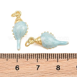 Pendentifs d'émail en laiton &nbsp;KK-CBA3297-04B-G03