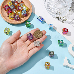 30шт. акриловые бусины с имитацией желе&nbsp;OACR-SC0002-46