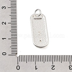 Pendentifs en laiton zircon cubique transparent&nbsp;CU-CBAEEA8-29S