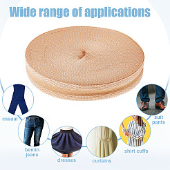 Nylonhose mit kantenmodifizierten Streifen&nbsp;OCOR-WH0097-72C