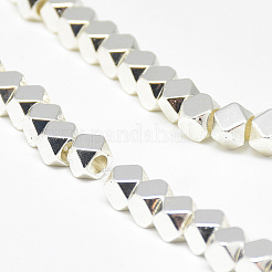Electroplate non magnetici ematite sintetico fili di perline&nbsp;X-G-Q465-31S