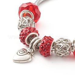 Bracelets européens en strass en pâte polymère faits à la main&nbsp;BJEW-JB06372-03