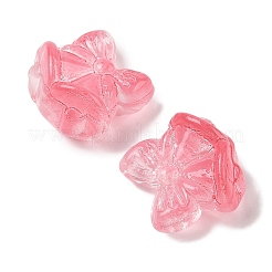 Perles de verre transparentes peintes en aérosol&nbsp;GLAA-Z011-06G