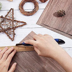 8 Blatt Walnussholzplatte&nbsp;DIY-BC0005-38